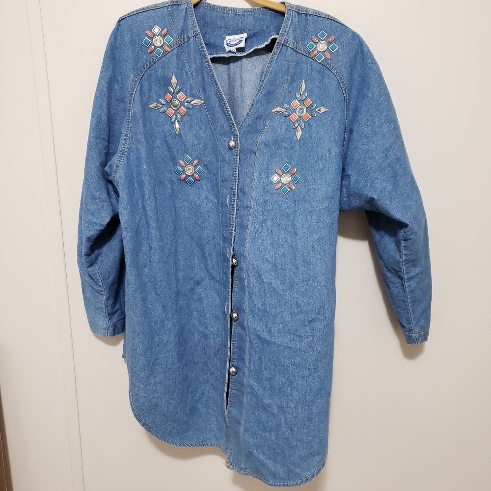 🔥Retro Bingo Bingo jean jacket